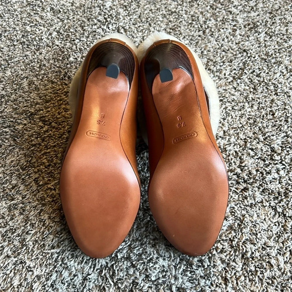 NWOT Coach Women’s 7.5 Calfskin Shearling Fur‎ Lined Leather Malia Bootie - Picture 4 of 7